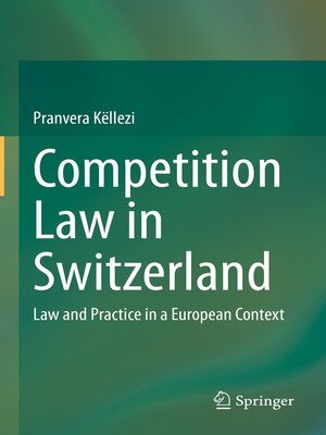cover image of Competition Law in Switzerland